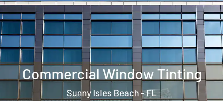 Commercial Window Tinting Sunny Isles Beach - FL