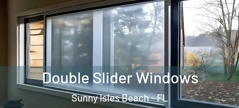 Double Slider Windows Sunny Isles Beach - FL