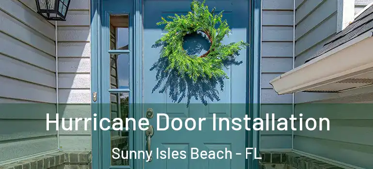 Hurricane Door Installation Sunny Isles Beach - FL