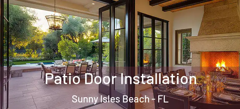 Patio Door Installation Sunny Isles Beach - FL