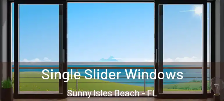 Single Slider Windows Sunny Isles Beach - FL