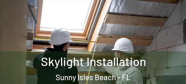 Skylight Installation Sunny Isles Beach - FL