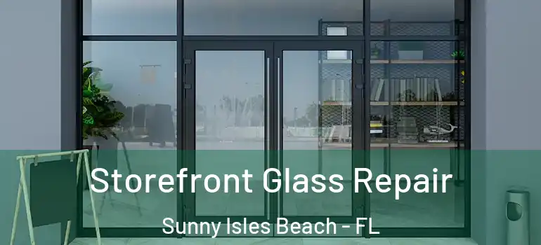 Storefront Glass Repair Sunny Isles Beach - FL
