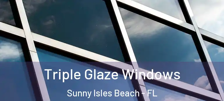 Triple Glaze Windows Sunny Isles Beach - FL
