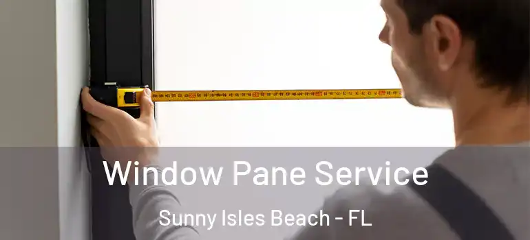 Window Pane Service Sunny Isles Beach - FL