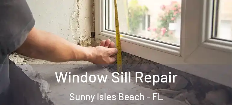 Window Sill Repair Sunny Isles Beach - FL